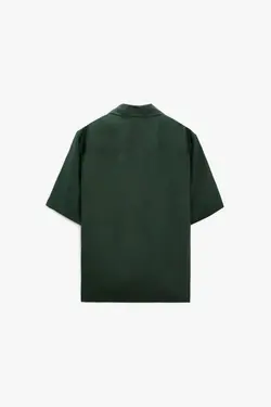 پیراهن آستین کوتاه مردانه خاکی زارا