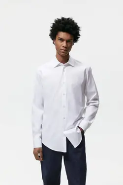 پیراهن رسمی مردانه سفید زارا