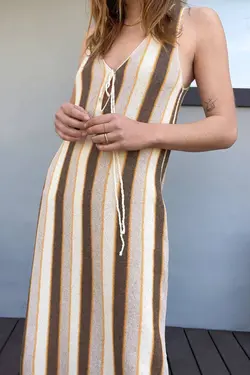 پیراهن میدی زنانه چند رنگ زارا