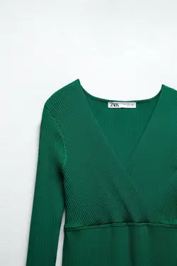 پیراهن میدی زنانه سبز زارا