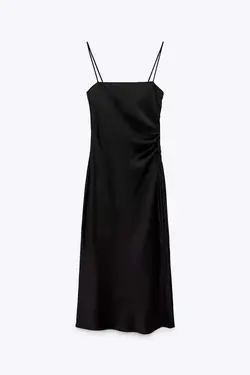 پیراهن میدی زنانه مشکی زارا