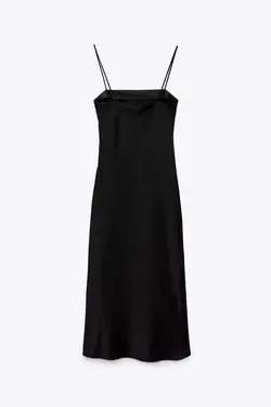 پیراهن میدی زنانه مشکی زارا