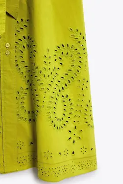 پیراهن میدی زنانه سبز زارا