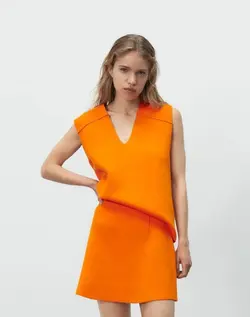 دامن زنانه نارنجی زارا