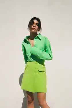 دامن زنانه سبز زارا