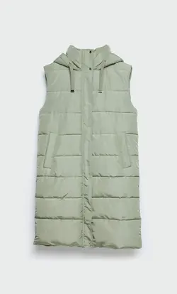 کاپشن پافر زنانه سبز استرادیواریوس