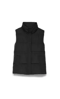 کاپشن پافر زنانه مشکی استرادیواریوس