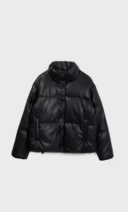 کاپشن پافر زنانه مشکی استرادیواریوس