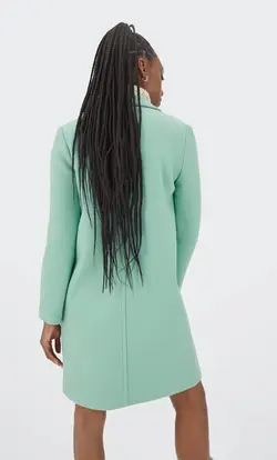 پالتو زنانه سبز استرادیواریوس