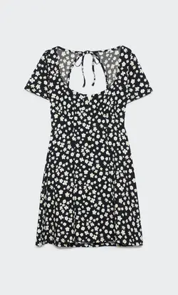 پیراهن کوتاه زنانه مشکی استرادیواریوس