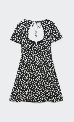 پیراهن کوتاه زنانه مشکی استرادیواریوس