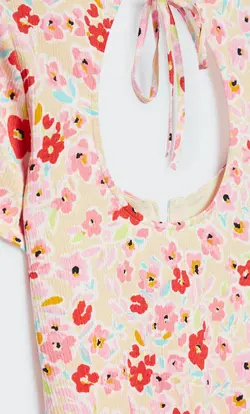 پیراهن کوتاه زنانه صورتی استرادیواریوس