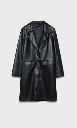 پالتو زنانه مشکی استرادیواریوس