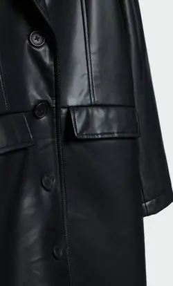 پالتو زنانه مشکی استرادیواریوس