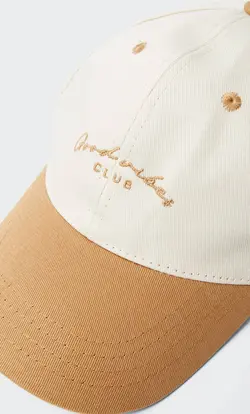 کلاه کپ زنانه سفید تیره استرادیواریوس