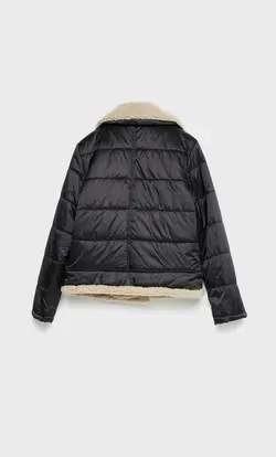 کاپشن پافر زنانه مشکی استرادیواریوس