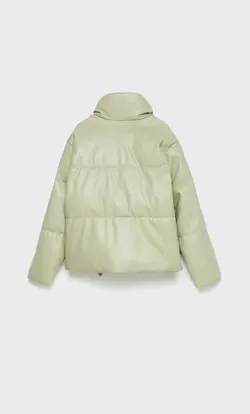 کاپشن پافر زنانه سبز استرادیواریوس