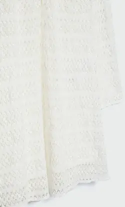 پیراهن کوتاه زنانه سفید تیره استرادیواریوس