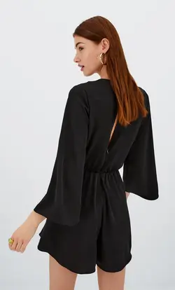 پیراهن کوتاه زنانه مشکی استرادیواریوس