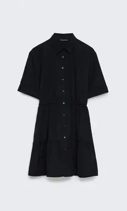 پیراهن کوتاه زنانه مشکی استرادیواریوس