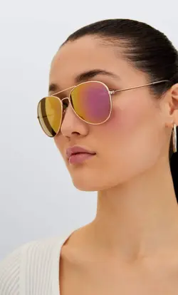 عینک آفتابی زنانه زرد استرادیواریوس