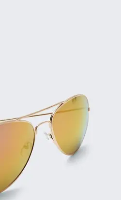 عینک آفتابی زنانه زرد استرادیواریوس