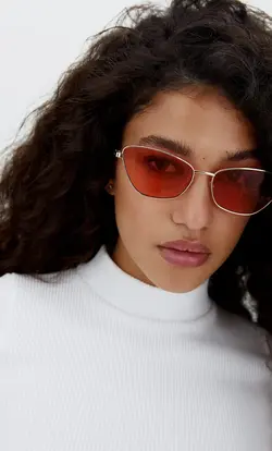 عینک آفتابی زنانه صورتی استرادیواریوس