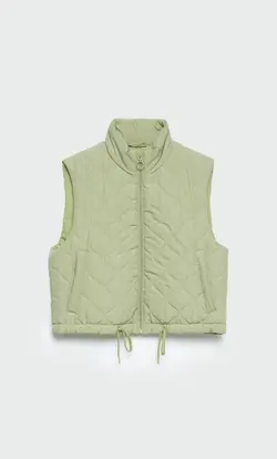 کاپشن پافر زنانه خاکی استرادیواریوس