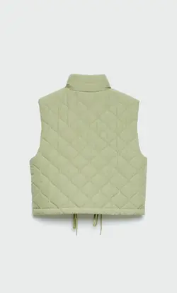 کاپشن پافر زنانه خاکی استرادیواریوس