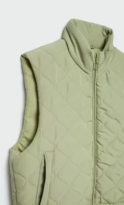 کاپشن پافر زنانه خاکی استرادیواریوس