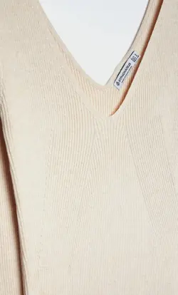 پیراهن بافت زنانه بژ استرادیواریوس