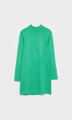 پیراهن بافت زنانه سبز استرادیواریوس