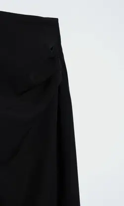 دامن میدی زنانه مشکی استرادیواریوس