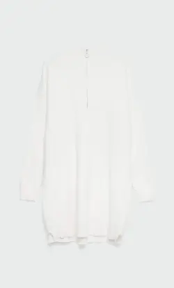 پیراهن بافت زنانه سفید تیره استرادیواریوس