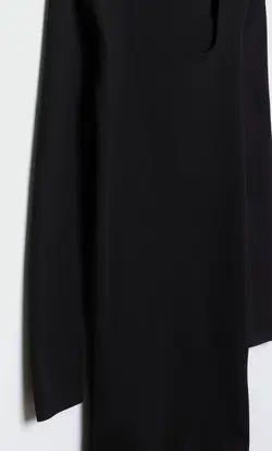 پیراهن بافت زنانه مشکی استرادیواریوس