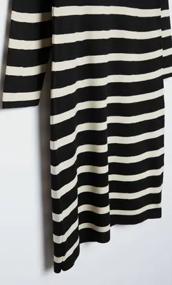 پیراهن بافت زنانه مشکی استرادیواریوس