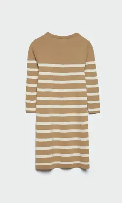 پیراهن بافت زنانه بژ استرادیواریوس