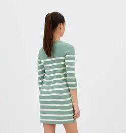 پیراهن بافت زنانه سبز استرادیواریوس