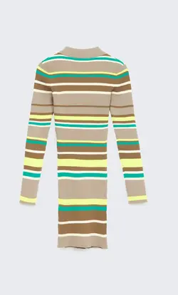 پیراهن بافت زنانه بژ استرادیواریوس