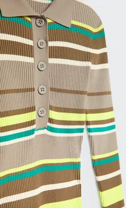 پیراهن بافت زنانه بژ استرادیواریوس