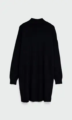 پیراهن بافت زنانه مشکی استرادیواریوس