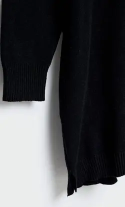 پیراهن بافت زنانه مشکی استرادیواریوس