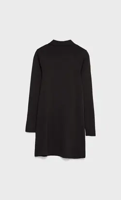 پیراهن بافت زنانه مشکی استرادیواریوس