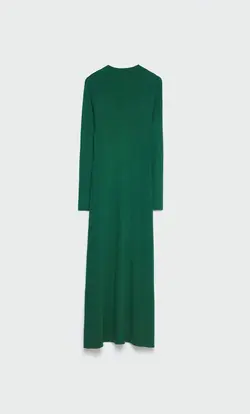 پیراهن بافت زنانه سبز تیره استرادیواریوس