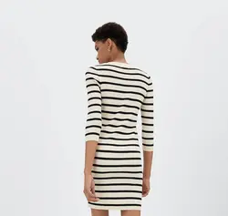 پیراهن بافت زنانه وانیلی استرادیواریوس