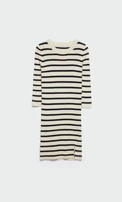 پیراهن بافت زنانه وانیلی استرادیواریوس