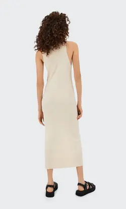 پیراهن بافت زنانه بژ استرادیواریوس