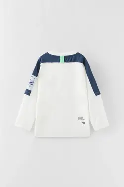 تی شرت پسرانه سفید زارا