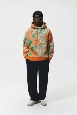 سویشرت|هودی مردانه نارنجی زارا