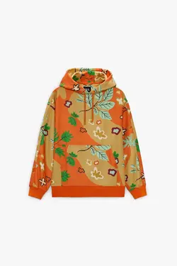 سویشرت|هودی مردانه نارنجی زارا